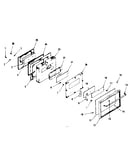 Oven door section