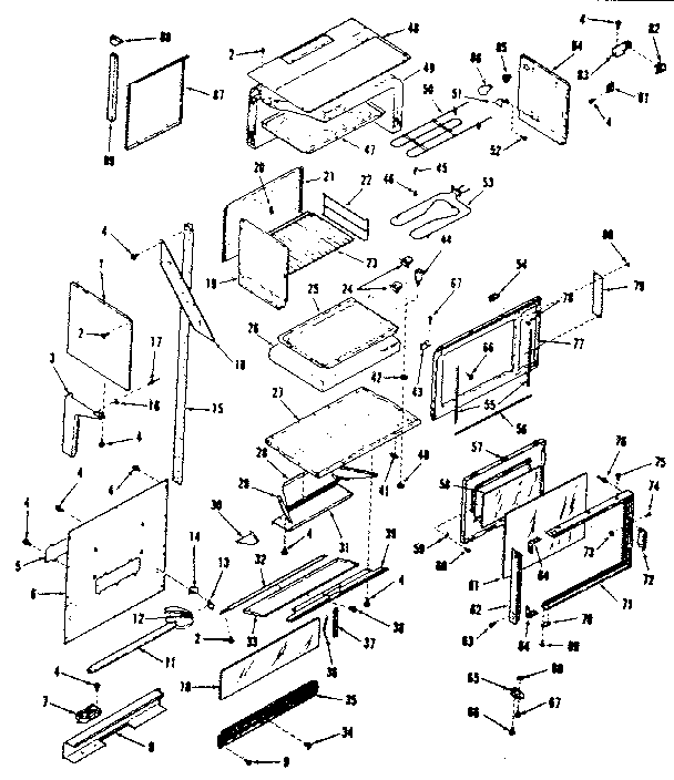 Upper body section