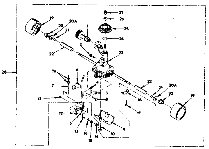 Wheel and axel assembly