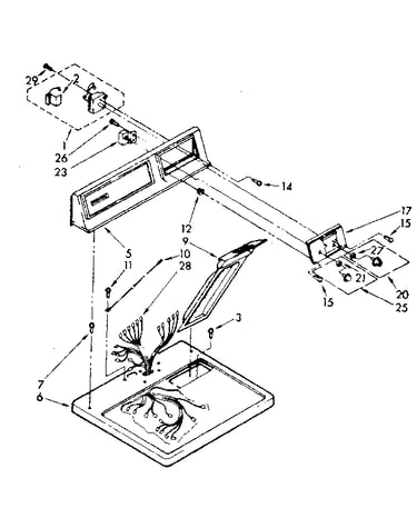 Top and console parts