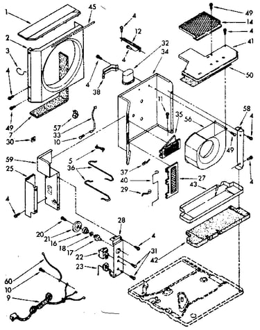 Air flow and control parts