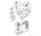 Kenmore 3851950280 presser bar assembly diagram