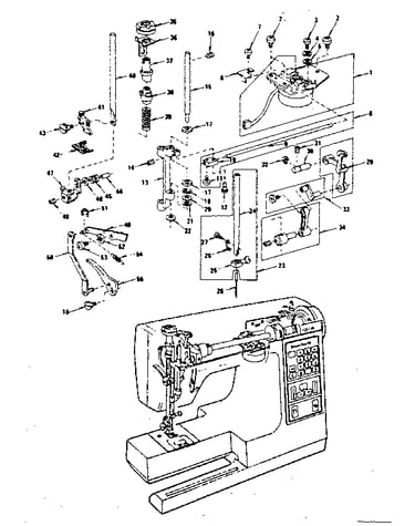 Presser bar assembly