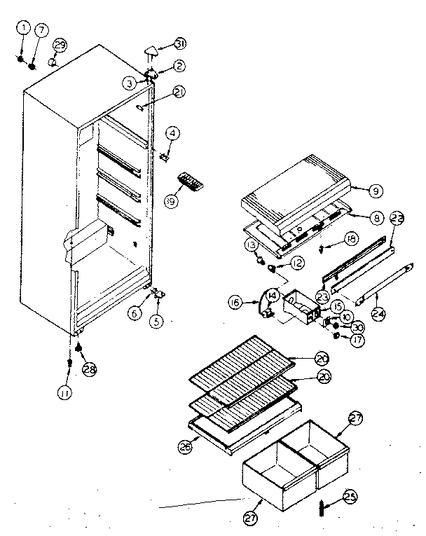 CABINET PARTS