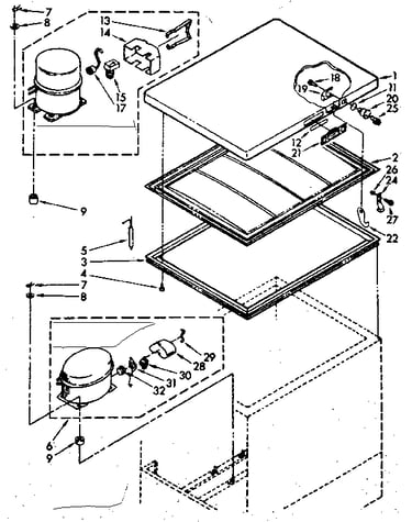 Door and unit parts