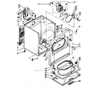 Kenmore 11086683100 cabinet parts diagram