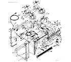 Kenmore 1553567302 top section and outer body parts diagram