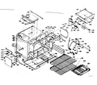 Kenmore 1553567392 oven parts diagram
