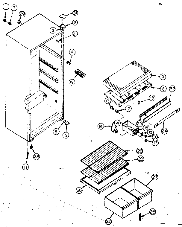 CABINET PARTS