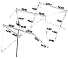 Sears 308771971 frame assembly diagram