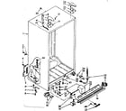 Kenmore 1068536930 cabinet parts diagram
