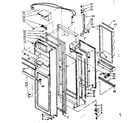 Kenmore 1068536910 refrigerator door parts diagram
