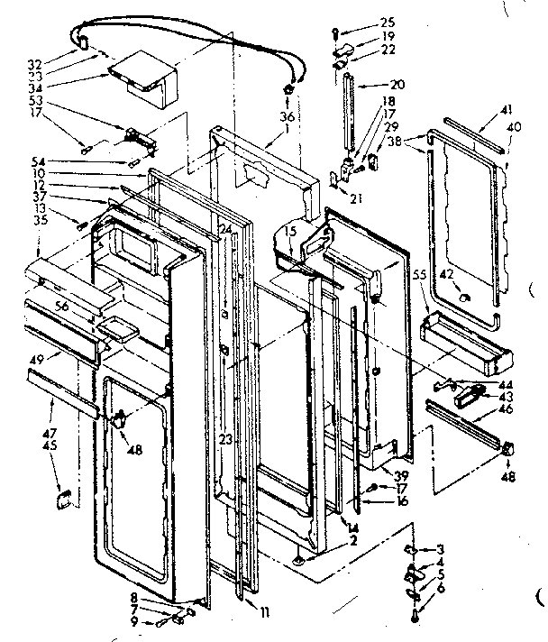 Refrigerator door parts