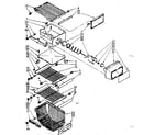 Kenmore 1068536970 freezer interior parts diagram
