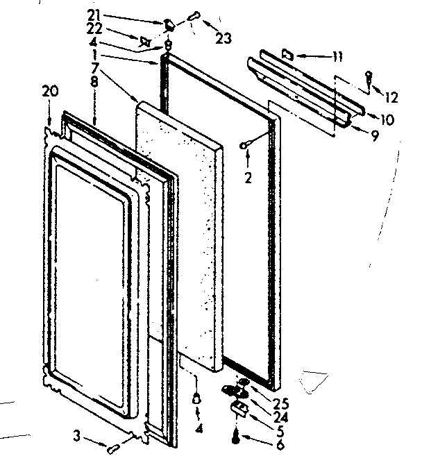 Serva-door parts