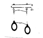 Sears 512725580 gym ring assembly no. 80001 diagram