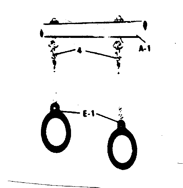 Gym ring assembly no. 80001