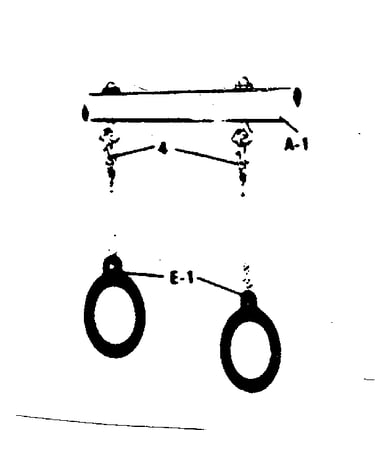 Gym ring assembly no. 80001