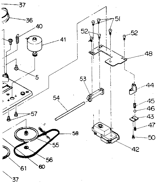 PICKUP BASE PLATE ASSEMBLY