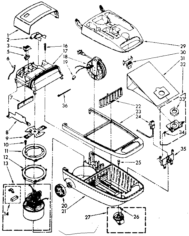 Vacuum cleaner parts