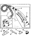 Hose and attachment parts