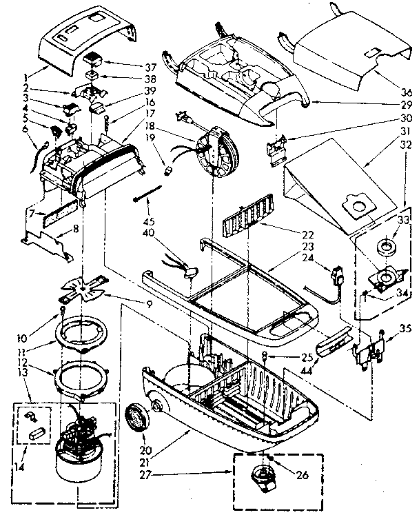 Vacuum cleaner parts
