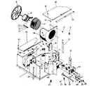 Kenmore 2538752590 electrical system and air handling parts diagram