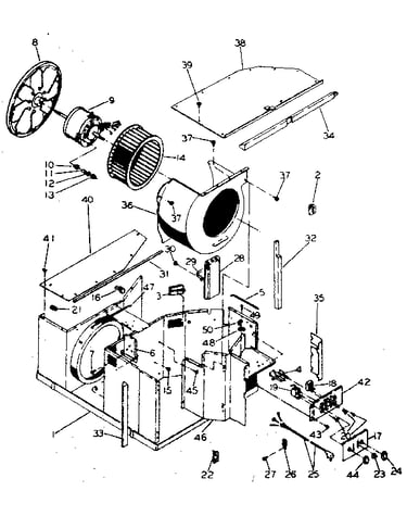 Electrical system and air handling parts