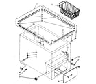 Kenmore 1988173815 cabinet parts diagram