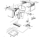 Sears 35220424550 monitor assembly diagram