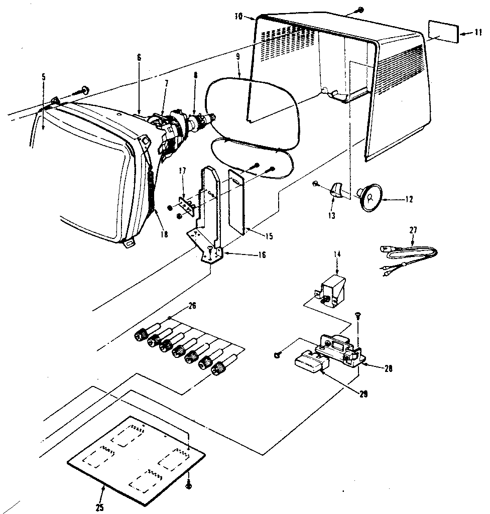 Monitor assembly