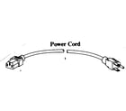 IBM COLOR PRINTER power cord diagram