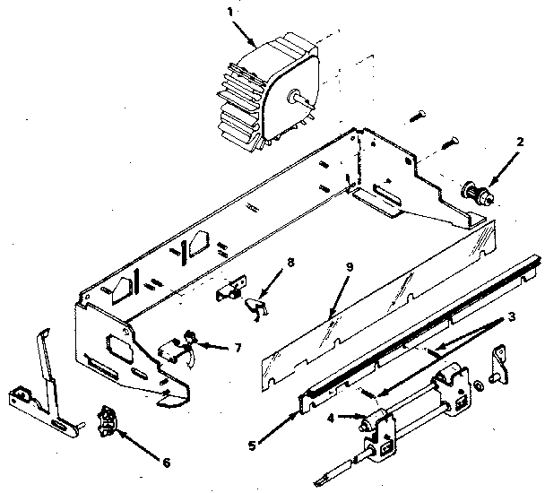 Carriage drive frame