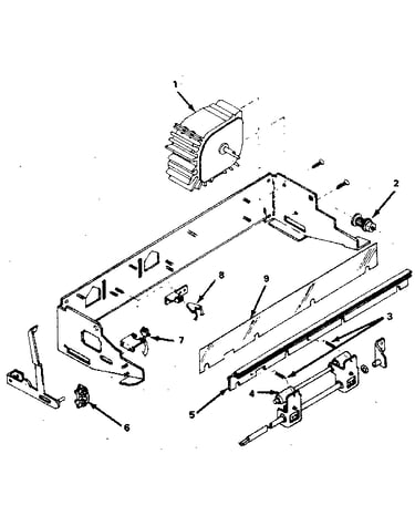 Carriage drive frame