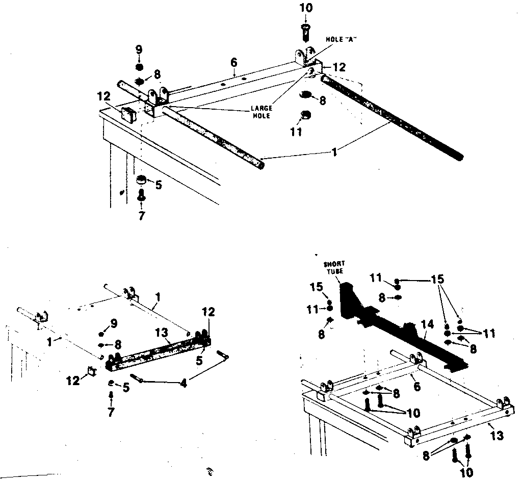 Spacer tube assembly