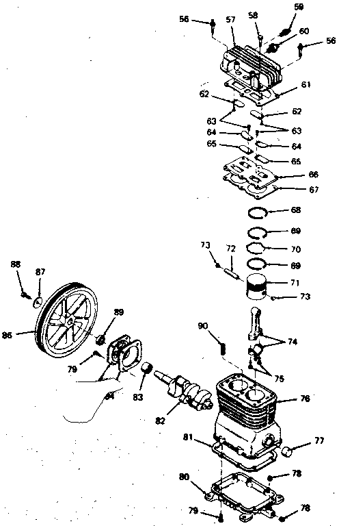 Compressor pump diagram