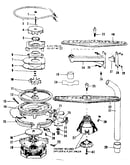 Motor, heater, and spray arm details
