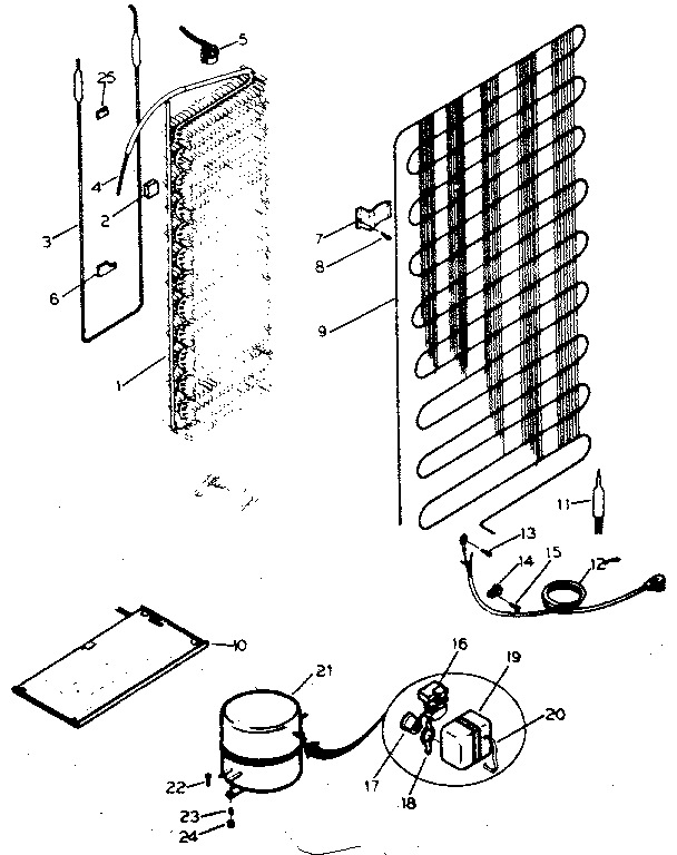 SYSTEM AND AUTOMATIC DEFROST PARTS