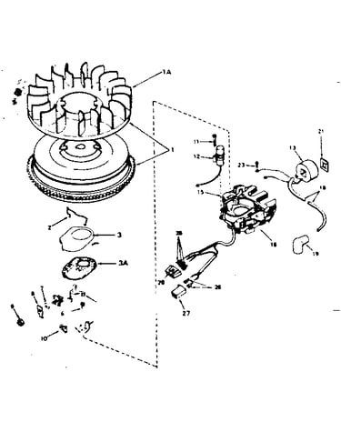 Alternator magneto