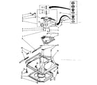 Kenmore 11081321140 machine base parts diagram