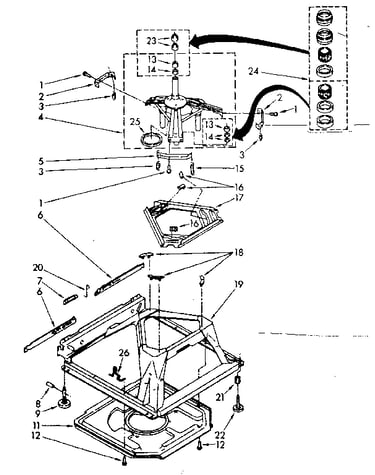 Machine base parts