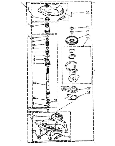 Gearcase parts