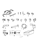 Ice maker installation parts