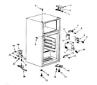 Kenmore 5648660180 cabinet parts diagram