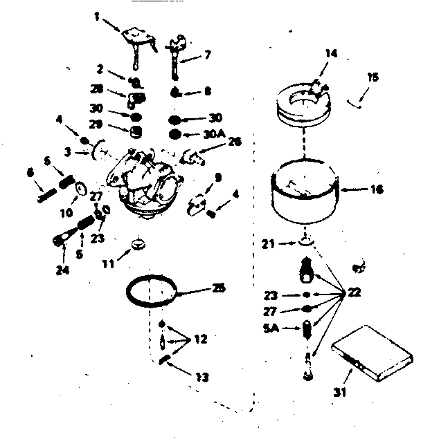 CARBURETOR NO. 631977