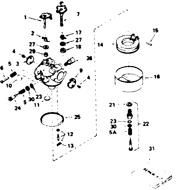 Carburetor no. 632413