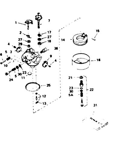 Carburetor no. 632413