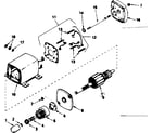 Craftsman 143366012 starter motor no. 33805 diagram