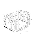 Floor frame and wall assembly