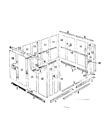 Floor frame and wall assembly